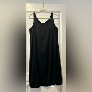 Eileen Fisher Silk Slip Dress in Black-Medium NWT